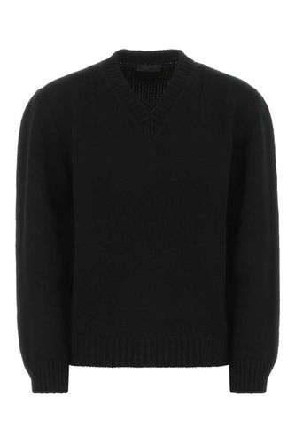 Prada Black Wool Sweater - Prada - Modalova