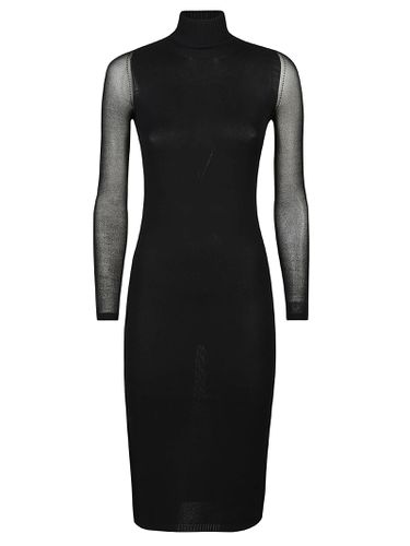 High Neck Long-sleeved Dress - Max Mara - Modalova