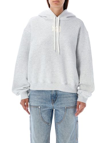 Essential Hoodie Paint Logo - T by Alexander Wang - Modalova