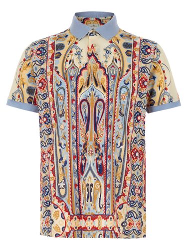 Etro Floral Paisley Polo Shirt - Etro - Modalova