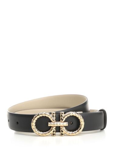 Ferragamo Reversible gancini Belt - Ferragamo - Modalova