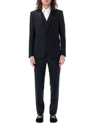 Tailored Three-piece Tuxedo Suit - Dolce & Gabbana - Modalova