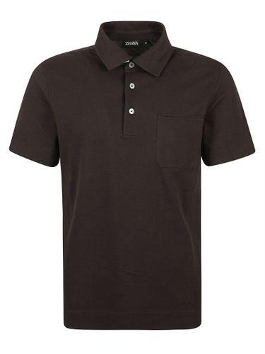 Patched Pocket Regular Polo Shirt - Zegna - Modalova