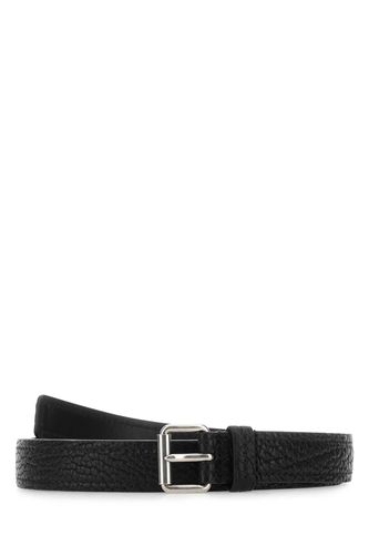 Prada Black Leather Belt - Prada - Modalova