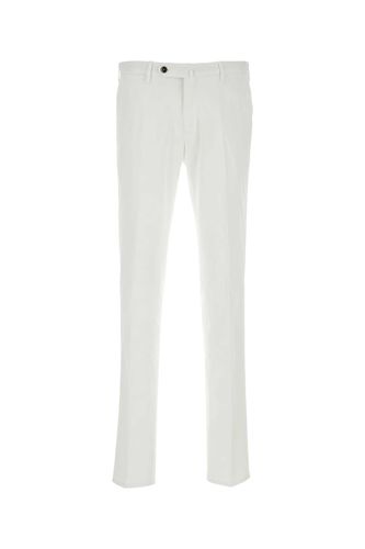 White Stretch Modal Blend Pant - PT Torino - Modalova