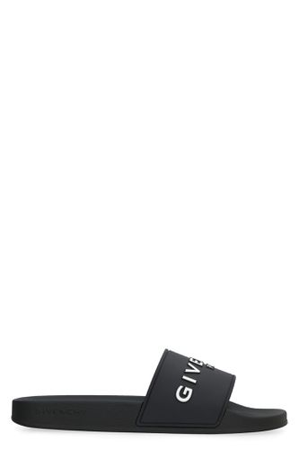 Givenchy Logo Detail Rubber Slides - Givenchy - Modalova