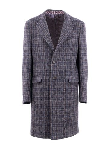 Etro Checked Single-breasted Coat - Etro - Modalova