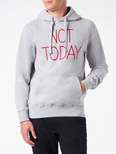 Man Hoodie With Not Today Embroidery - MC2 Saint Barth - Modalova