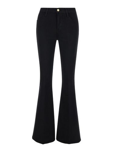 Le High Flare Jeans With Flared Bottom In Denim Woman - Frame - Modalova