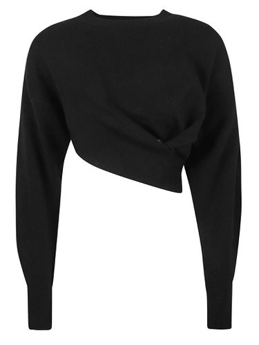 Asymmetric Rib Knit Sweater - Alexander McQueen - Modalova