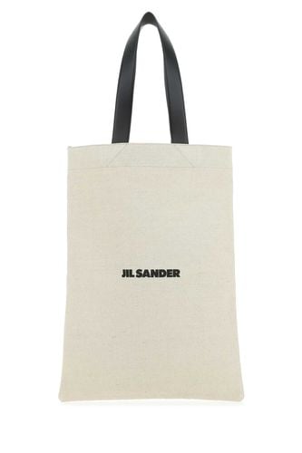 Jil Sander Sand Canvas Shopping Bag - Jil Sander - Modalova