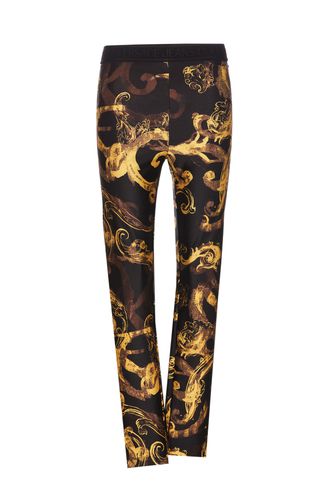 Baroque Logo Leggings - Versace Jeans Couture - Modalova