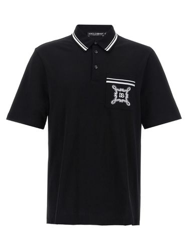 Logo Embroidery Polo Shirt - Dolce & Gabbana - Modalova