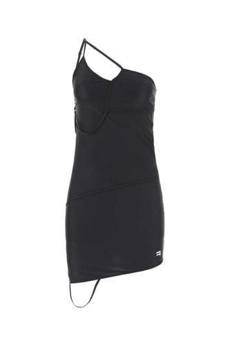 Black Stretch Nylon Mini Dress - Balenciaga - Modalova