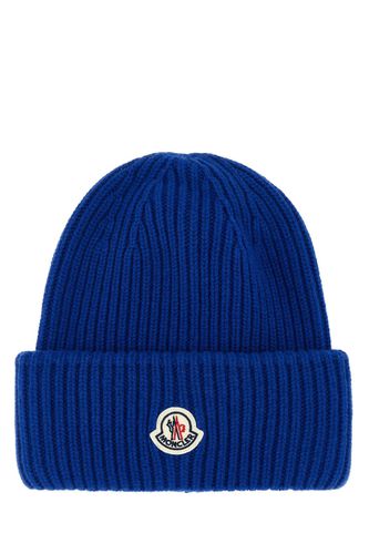 Electric Wool Blend Beanie Hat - Moncler - Modalova