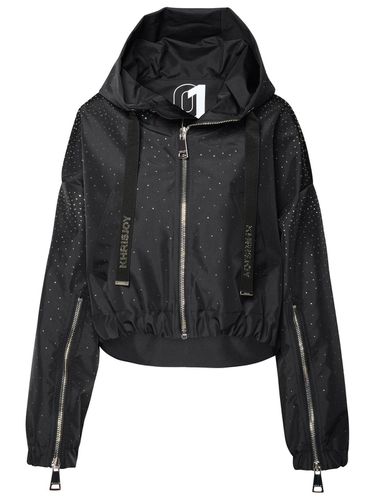 Embellished Zip-up Hooded Jacket - Khrisjoy - Modalova