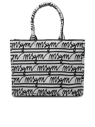 MSGM Logo Jacquard Top Handle Bag - MSGM - Modalova