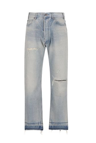 Wesley Distressed Straight Leg Jeans - Celine - Modalova