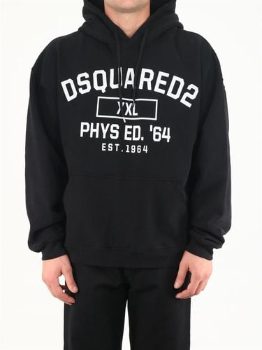 Dsquared2 D2 Xxl Herca Hoodie Black - Dsquared2 - Modalova