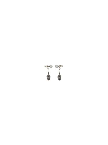 Pave Skull Earrings - Alexander McQueen - Modalova