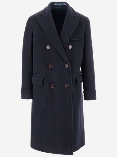 Double-breasted Wool Long Coat - Polo Ralph Lauren - Modalova