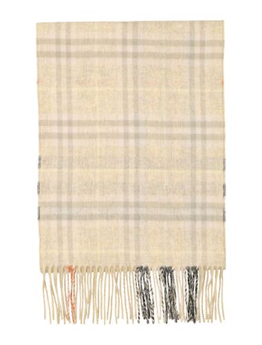 Reversible Pale Check Cashmere Scarf - Burberry London - Modalova