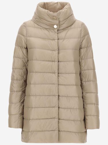 Amelia Light Sand Quilted Down Jacket - Herno - Modalova