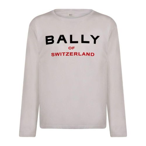 Bally Logo Printed Crewneck T-shirt - Bally - Modalova