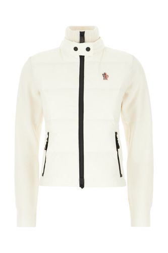 Wool Blend Tricot Cardigan - Moncler Grenoble - Modalova