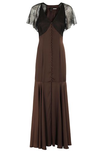 Lace Maxi V-neck Dress - Rotate by Birger Christensen - Modalova