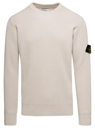 Ribbed Sleeve Logo Sweater - Stone Island - Modalova