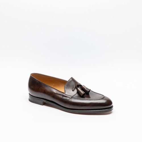 Dark Brown Museum Calf Loafer - John Lobb - Modalova