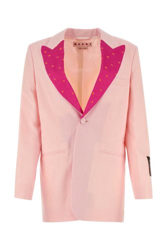 Marni Light Pink Wool Blazer - Marni - Modalova