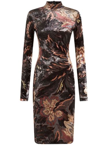 Sheath Dress In Stretch Chenille Fabric - Etro - Modalova