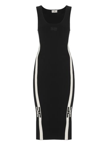 Logo Band Midi Dress - Elisabetta Franchi - Modalova