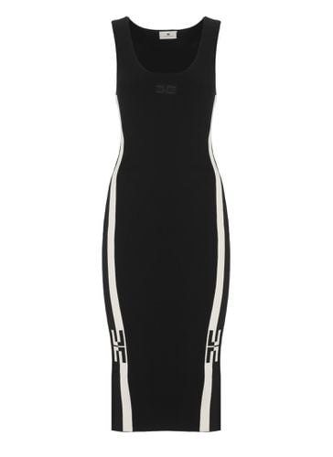 Logo Band Midi Dress - Elisabetta Franchi - Modalova