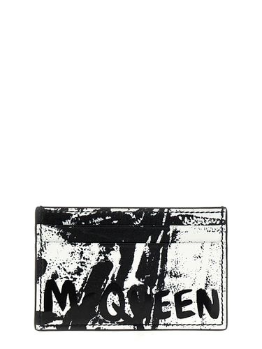 Graffiti Mcqueen Card Holder - Alexander McQueen - Modalova