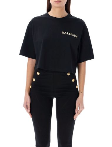 Balmain Cropped Tee - Balmain - Modalova