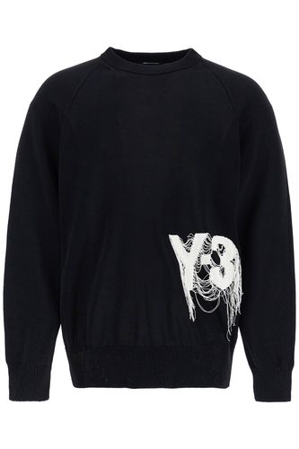 Black Recycled Polyester Sweater With Embroidered Logo - Y-3 - Modalova