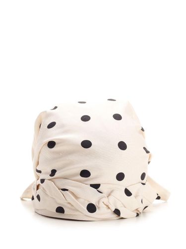 Polka Dot-printed Gathered Head Scarf - Valentino Garavani - Modalova