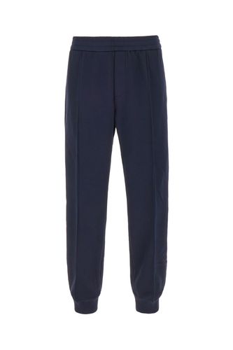 Midnight Blue Cotton Joggers - Versace - Modalova