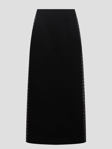 Rabanne Midi Skirt With Rhinestones - Paco Rabanne - Modalova