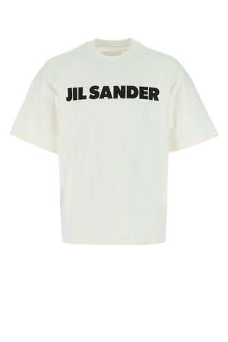 Ivory Cotton Oversize T-shirt - Jil Sander - Modalova