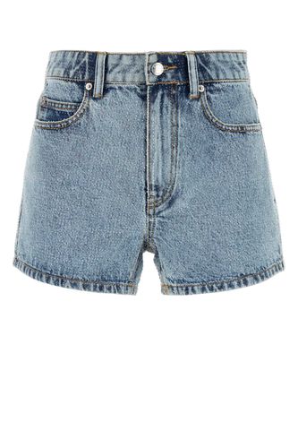 Embellished Denim Shorts - Alexander Wang - Modalova