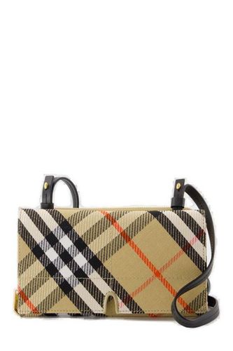 Snip Checked Foldover-top Pouch - Burberry - Modalova