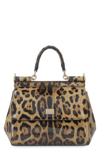 Kim - Sicily Small Leather Handbag - Dolce & Gabbana - Modalova