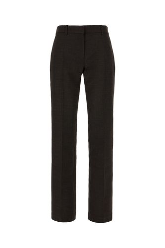 Melange Dark Brown Stretch Cotton Blend Pants - The Row - Modalova