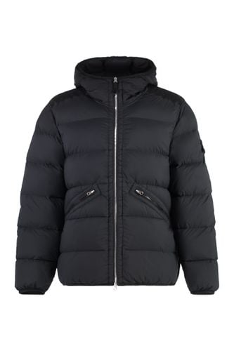 Hooded Techno Fabric Down Jacket - Stone Island - Modalova