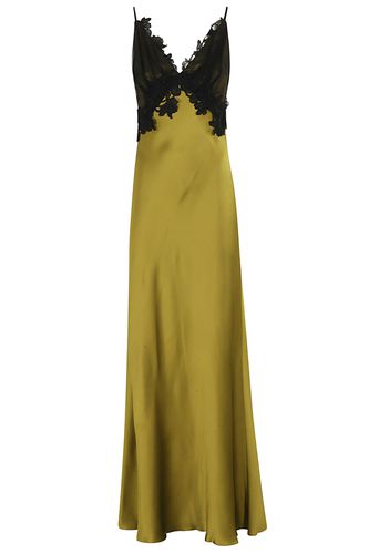 Long Embroidered Dress - Alberta Ferretti - Modalova