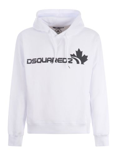 Hooded Sweatshirt In Cotton - Dsquared2 - Modalova